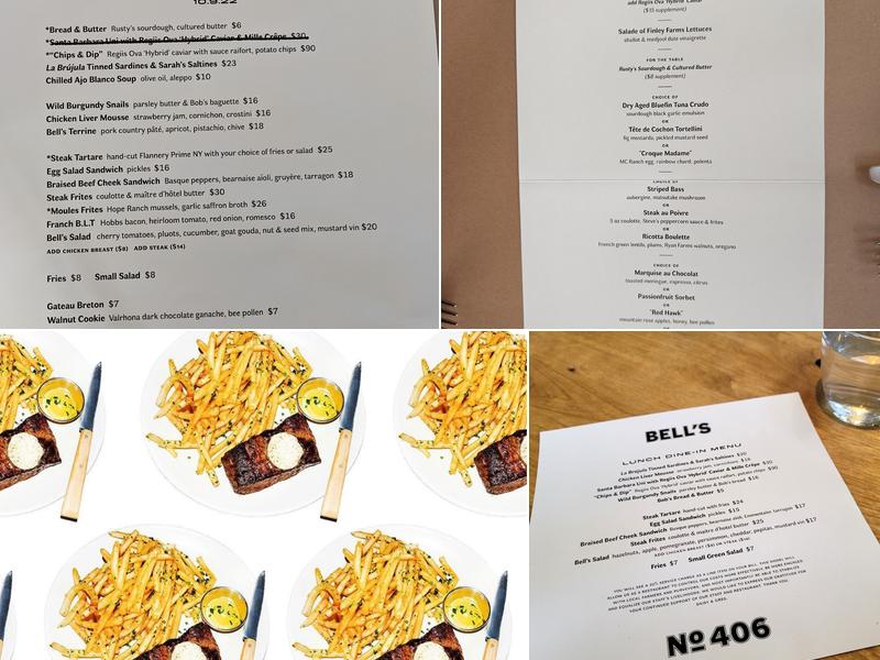 Bell's Menu
