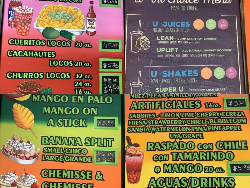 Que Mango Menu