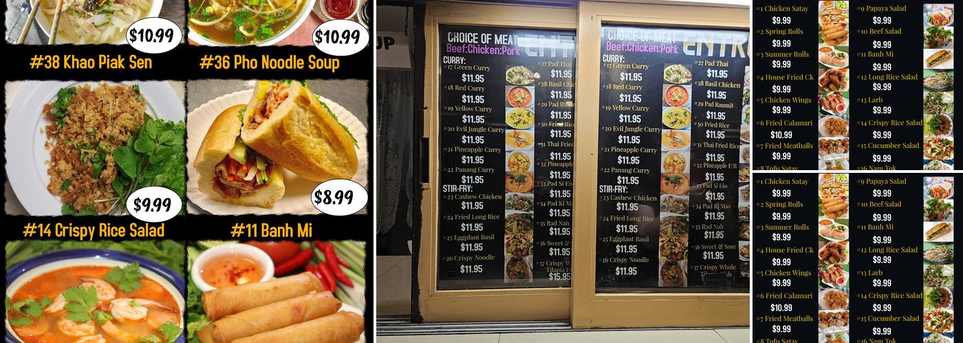 Thai Taste Menu