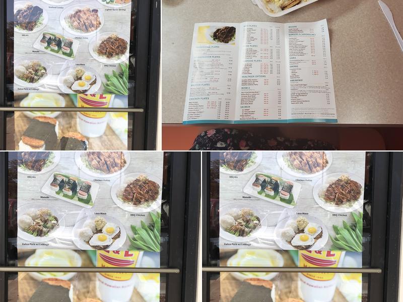 L&L Hawaiian Barbecue Menu