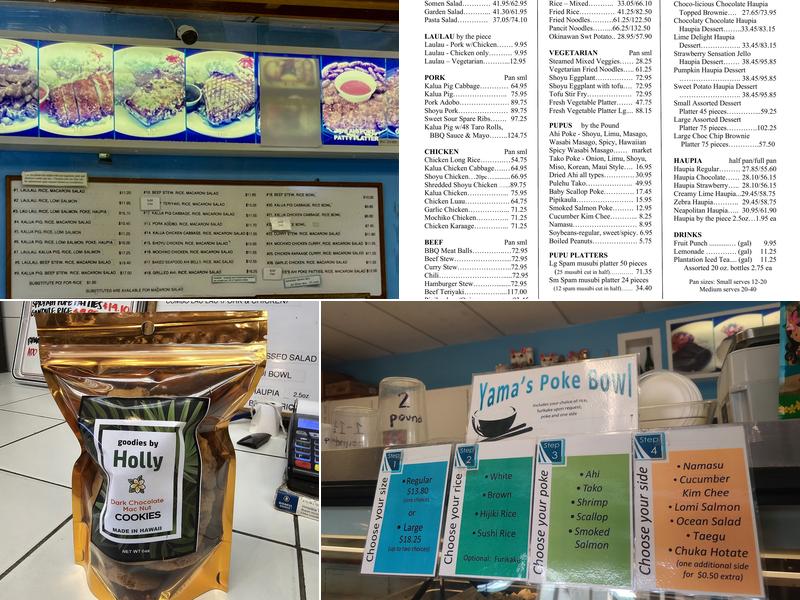 Yama's Fish Market Menu