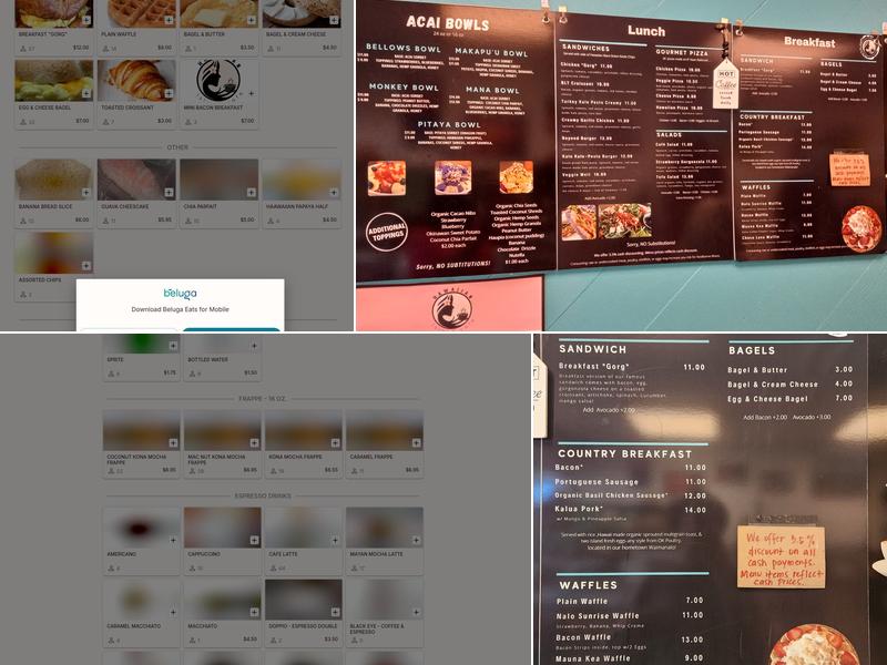 Hawaiian Island Cafe Menu