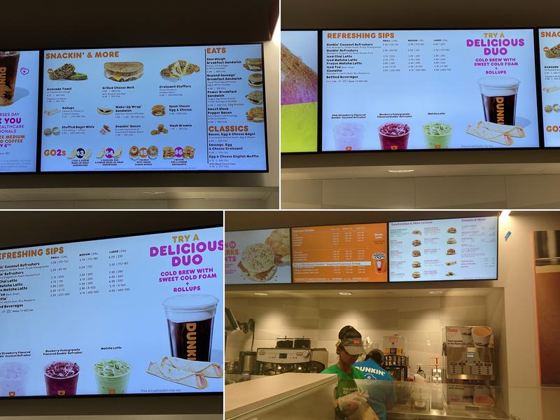 Dunkin' Menu