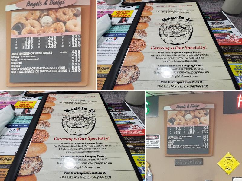 Bagels & Menu