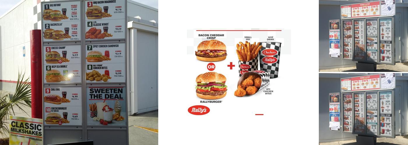 Checkers Menu