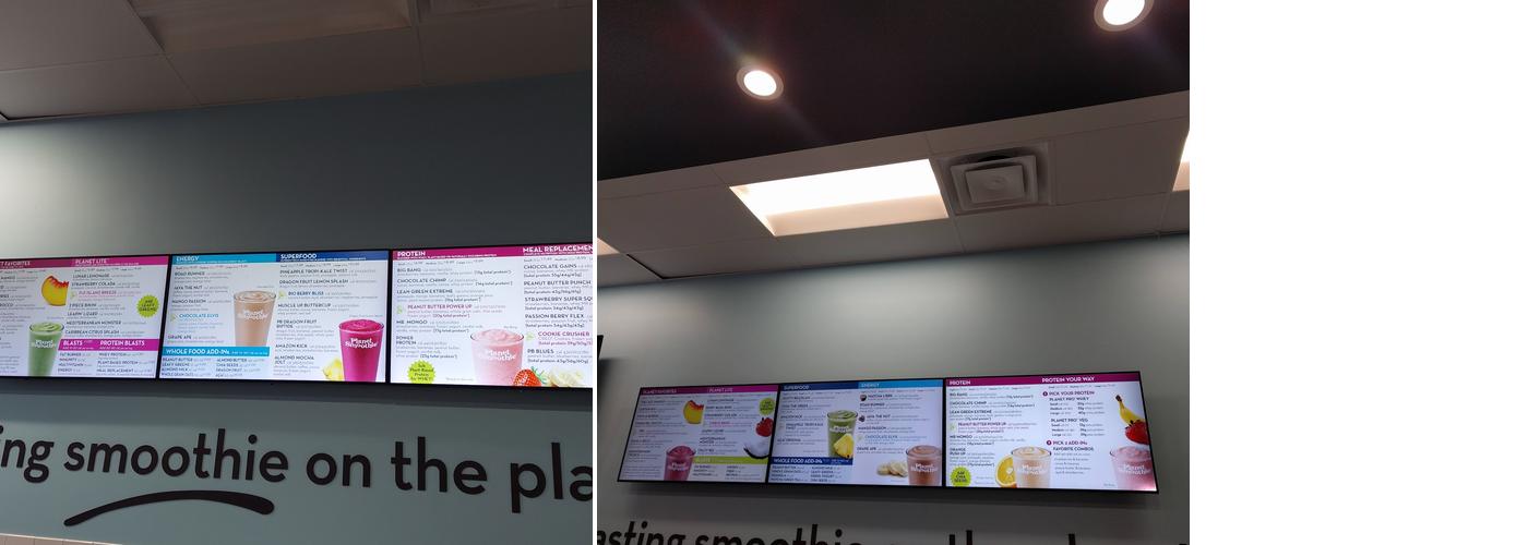 Planet Smoothie Menu