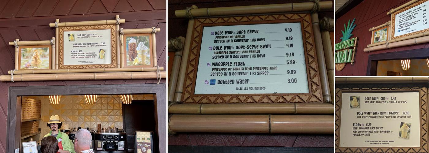 Pineapple Lanai Menu