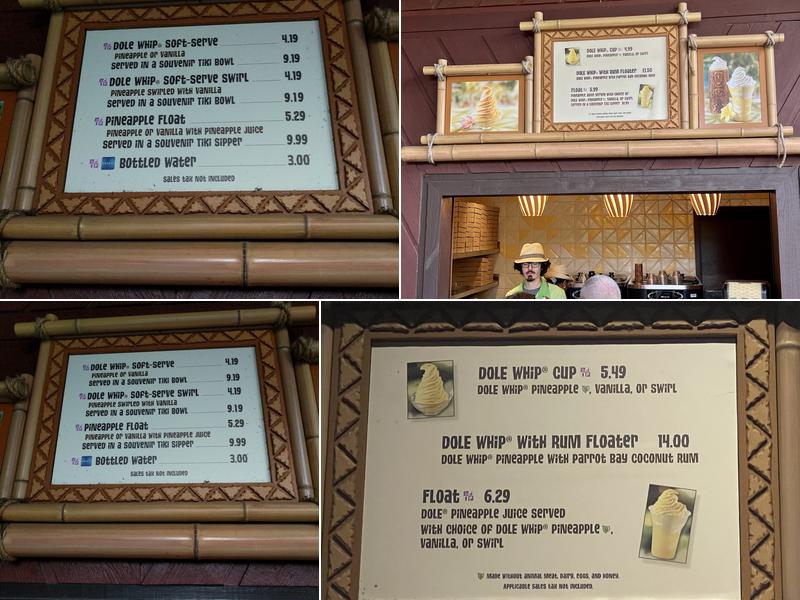 Pineapple Lanai Menu