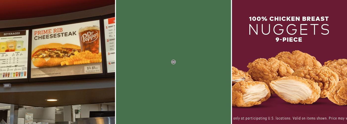 Arby's Menu