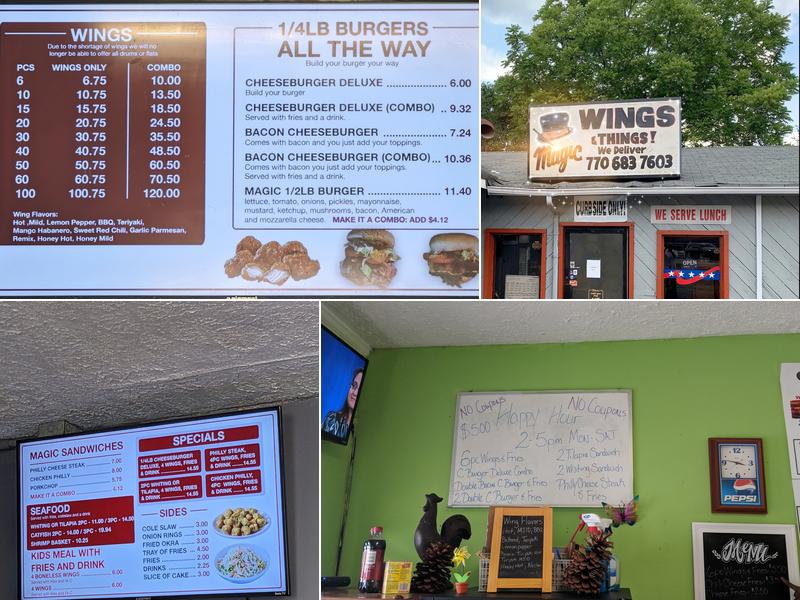 Magic Wings & Things 1 Menu