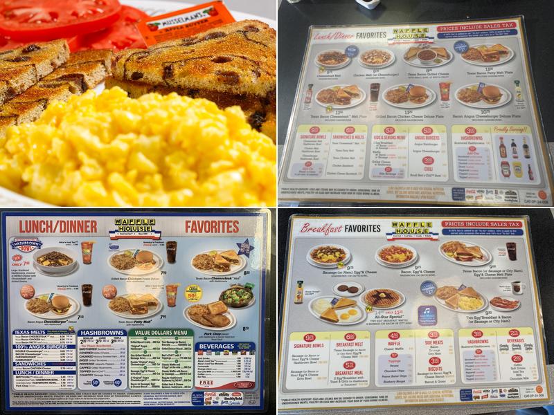 Waffle House Menu