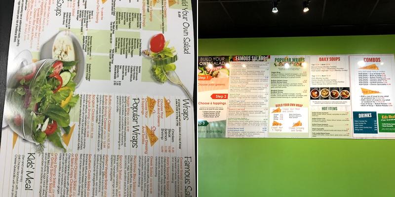 Salad Express - Newnan, Ga Menu