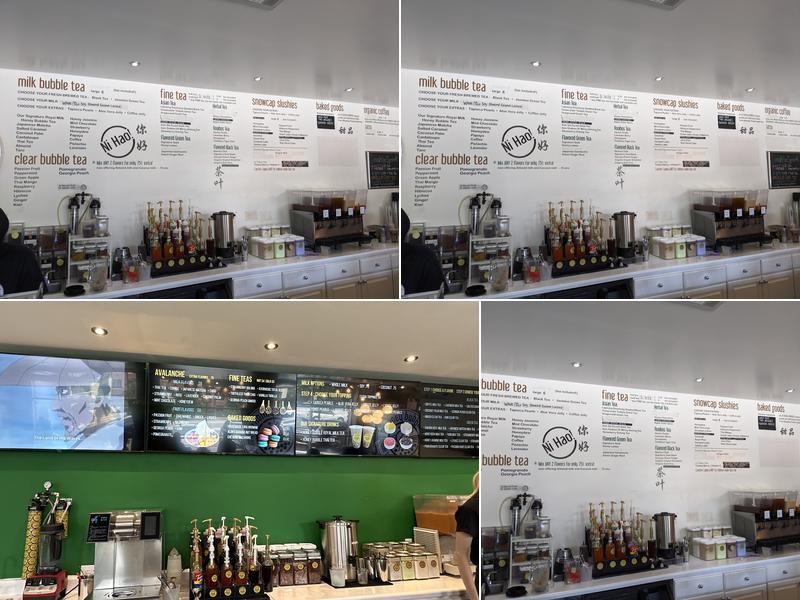 Honey Bubble Menu