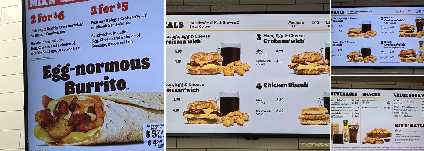 Burger King Menu