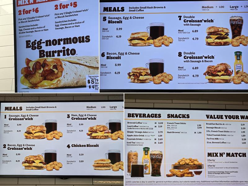 Burger King Menu