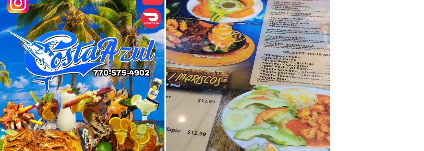 COSTA AZUL FRESH SEAFOOD RESTAURANT Menu