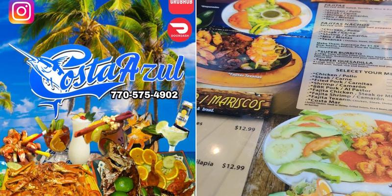 COSTA AZUL FRESH SEAFOOD RESTAURANT Menu