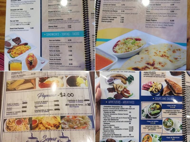 Los Amigos Latin Bar & Grill Menu