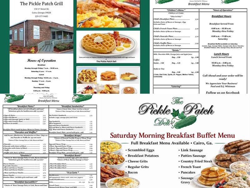 Pickle Patch Deli Menu