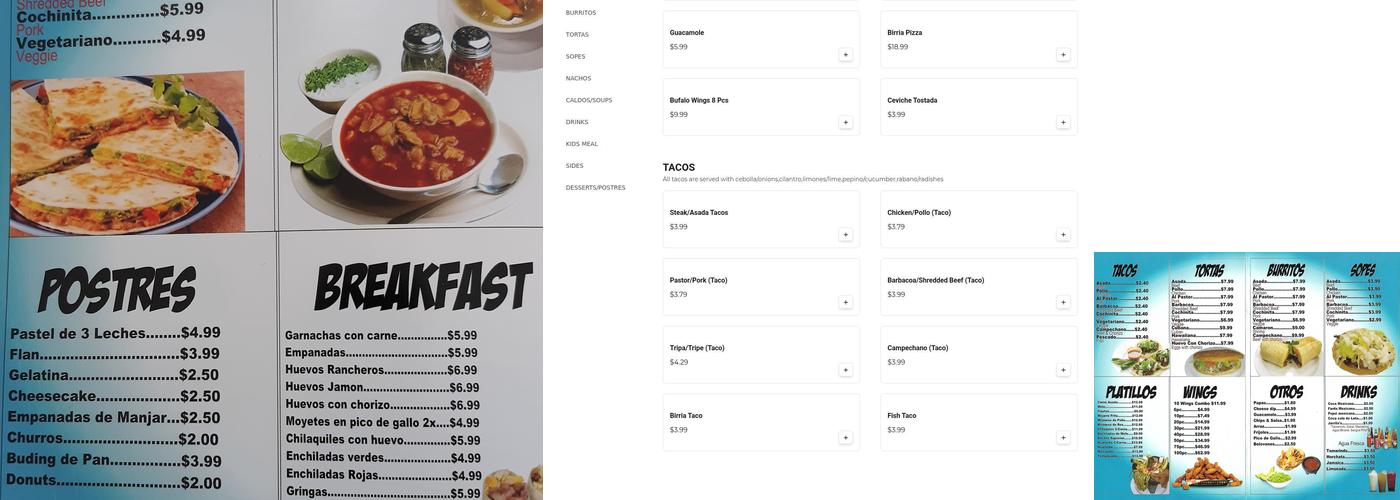GIL´S TAQUERIA Menu
