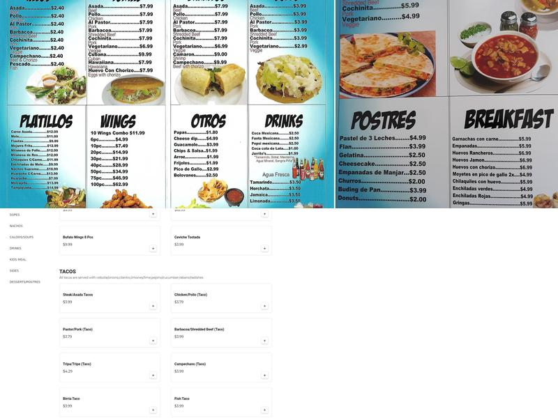 GIL´S TAQUERIA Menu