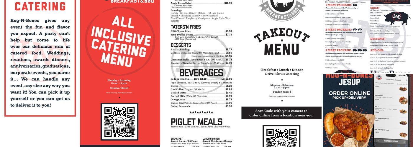 Hog N Bones Menu