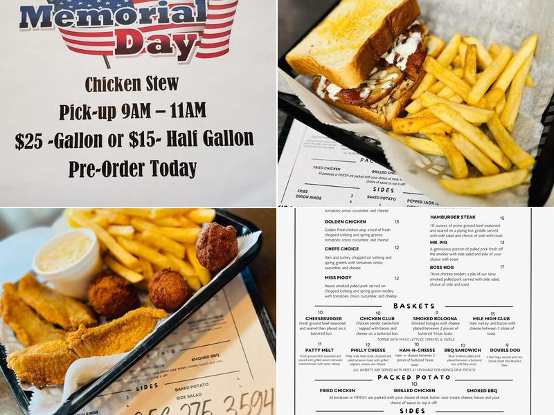 Rawhide Cafe Menu