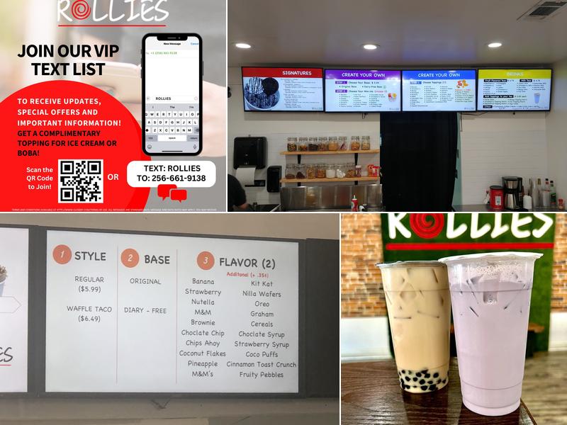 Rollies Menu