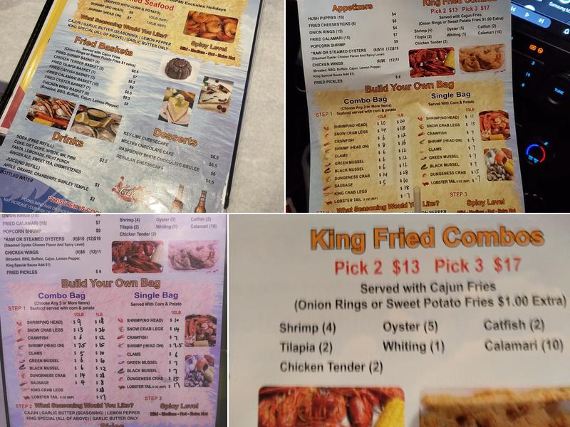 The Seafood King Bessemer Menu