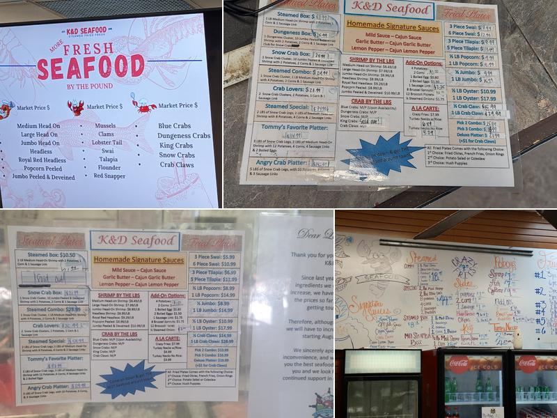 K&D Seafood, Mobile - Menu, Reviews (185), Photos (56) - Restaurantji
