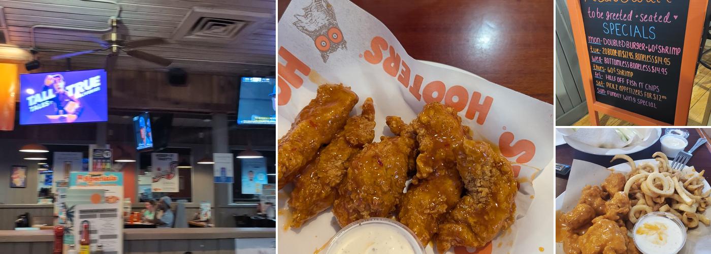 Hooters Menu