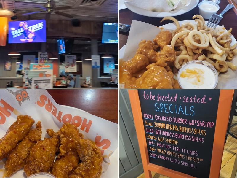 Hooters Menu