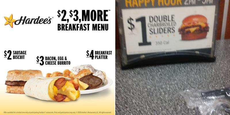 Hardee’s Menu
