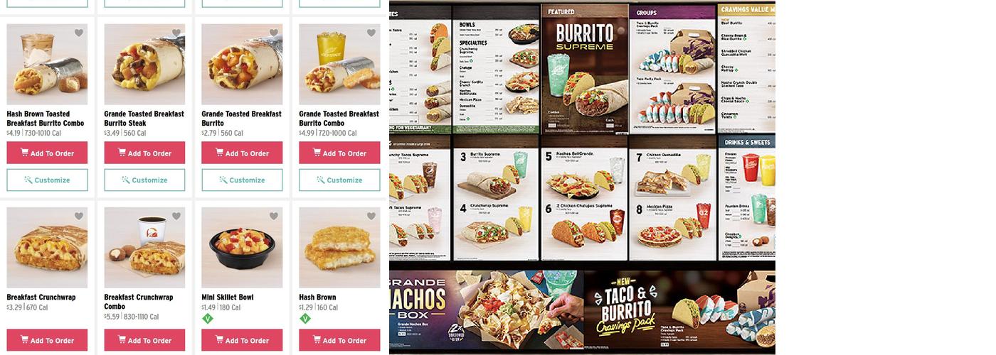 Taco Bell Menu