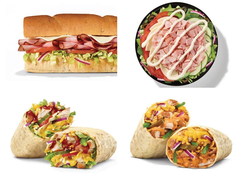 Subway Menu