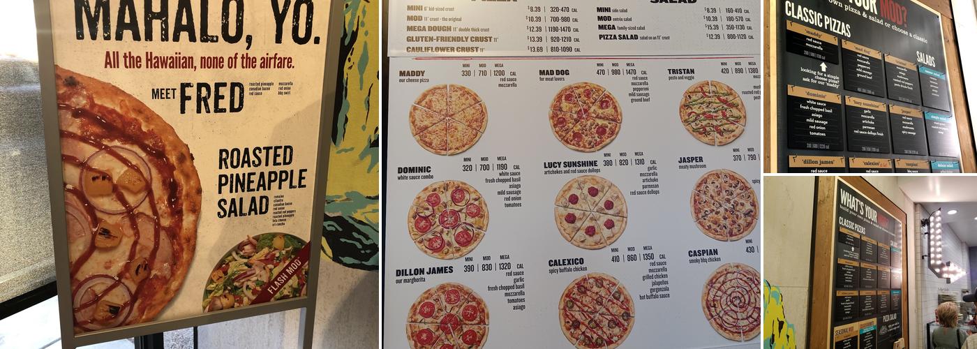 MOD Pizza Menu