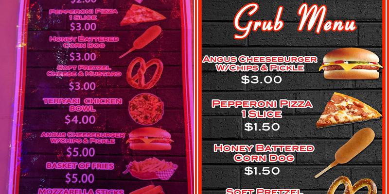 Chopper Johns Menu