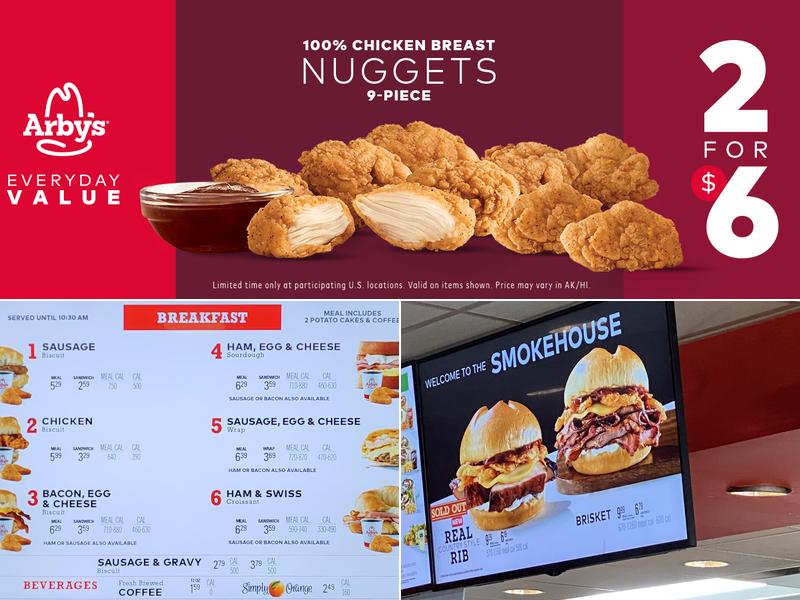 Arby's Menu