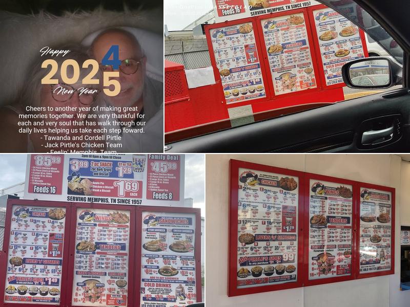 Jack Pirtle Fried Chicken Menu