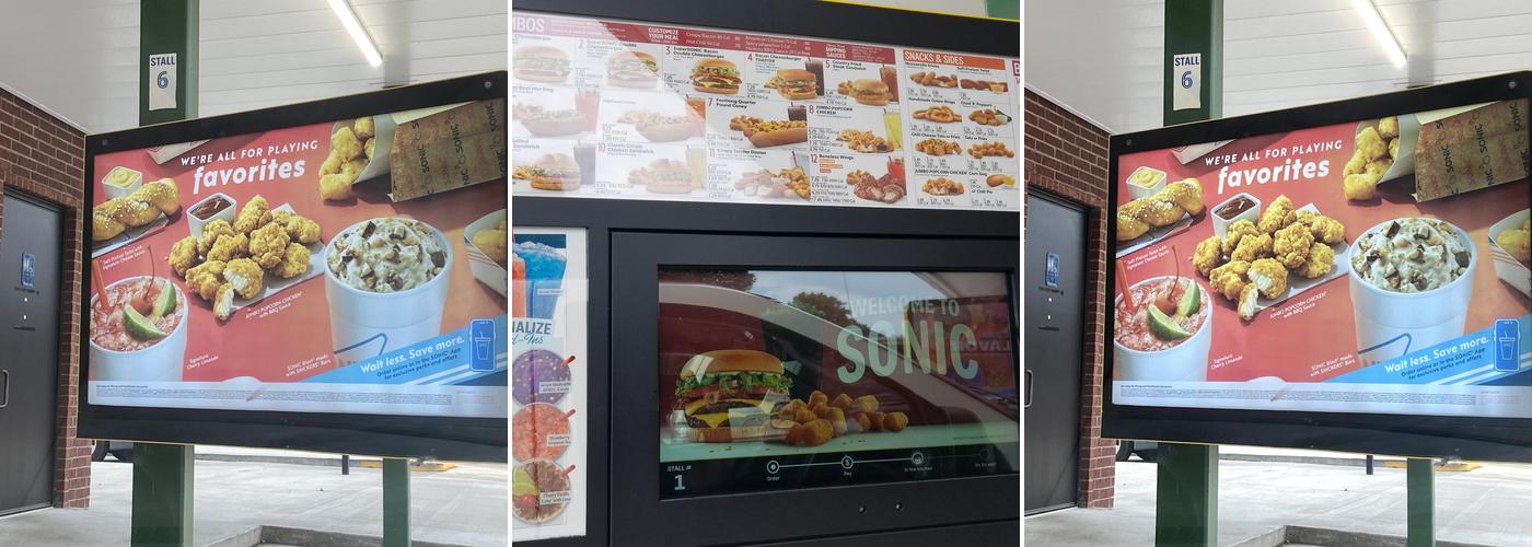 Sonic Drive-In Menu
