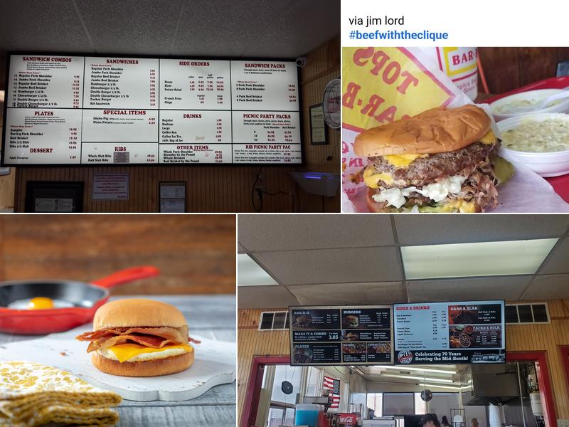 Tops Bar-B-Q Summer/National Menu