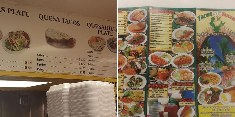 Tacos Mi Raza Menu
