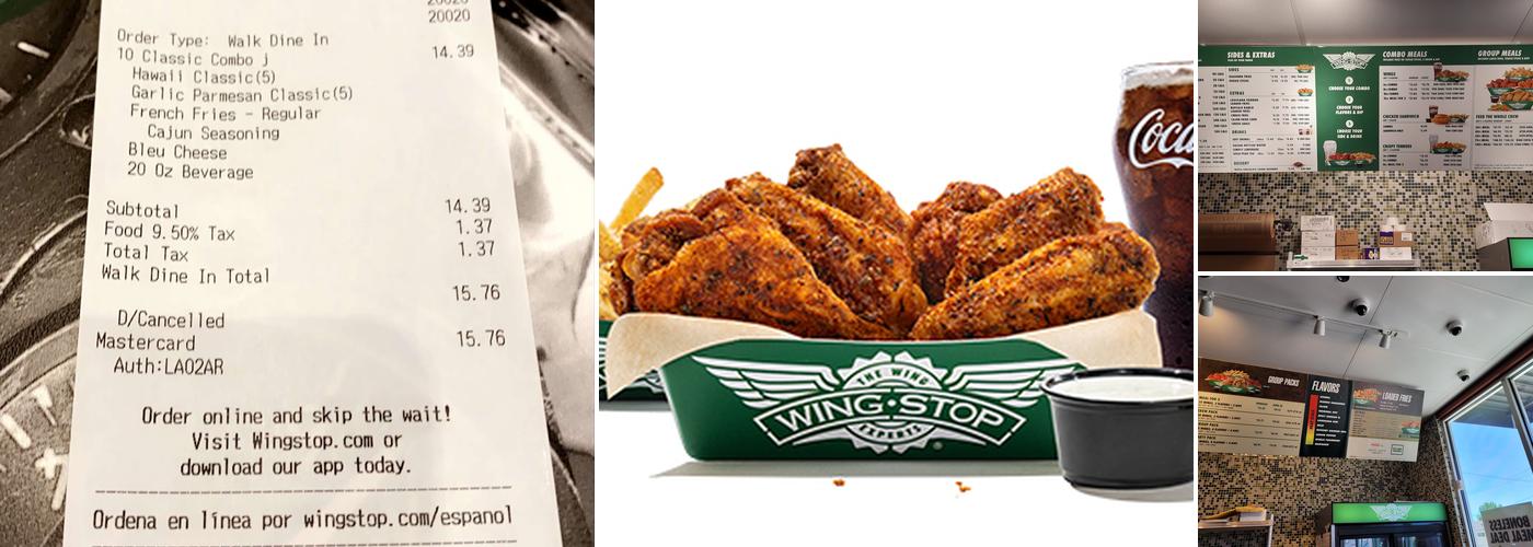 Wingstop Menu