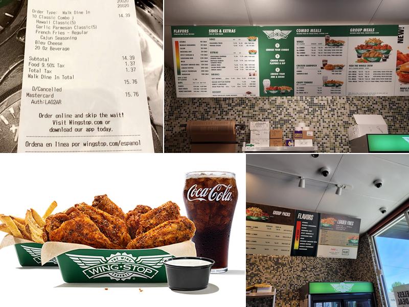 Wingstop Menu