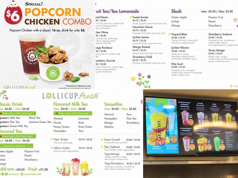 Lollicup Fresh | Brea Menu