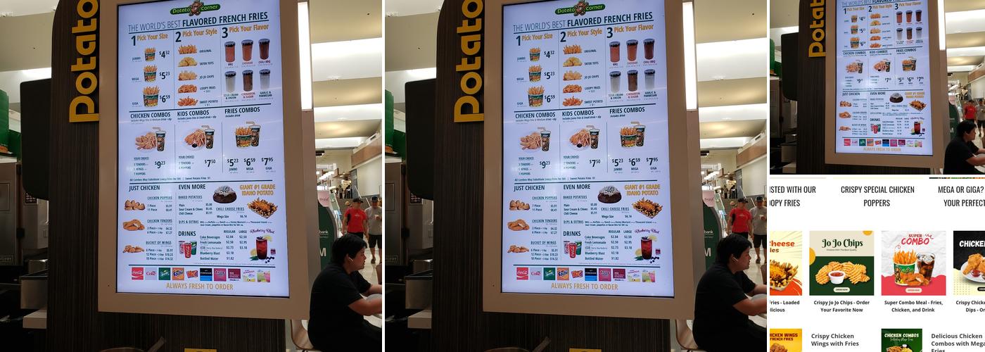 Potato Corner Menu