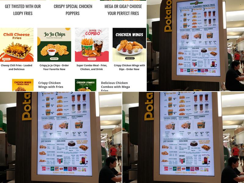 Potato Corner Menu