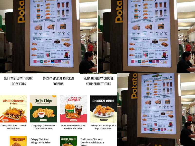Potato Corner Menu