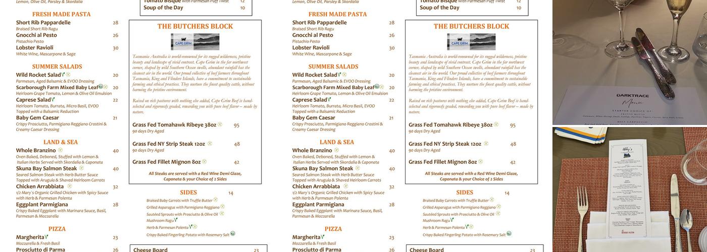 Circa 55 Menu
