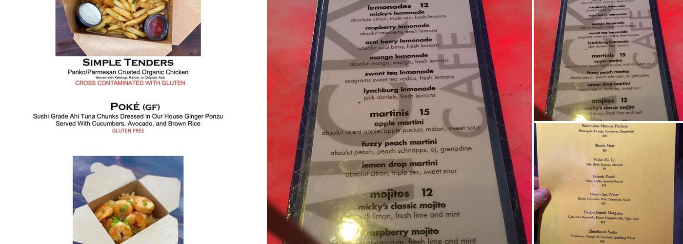 Micky's Weho Menu